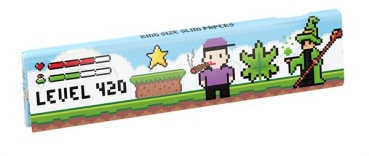 Choosypapers King Size Slim Zigarettenpapier Pixel - Level 420